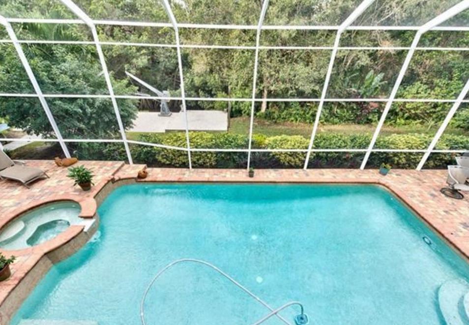 Fort Myers real estate property swimming pool.