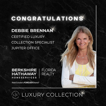Berkshire Hathaway HomeServices Florida Realty Luxury Collection Specialist - Debbie Brennan