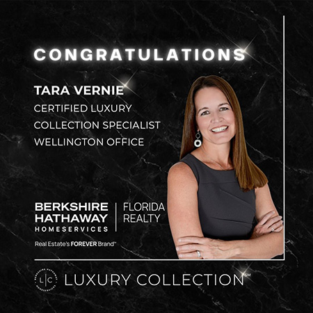 Berkshire Hathaway HomeServices Florida Realty Luxury Collection Specialist – Tara Vernie